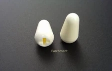 True Custom Shop® 2 Parchment Switch Tips Fender Stratocaster Strat for USA & RI