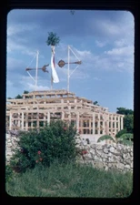 c1950 Okuma Okinawa Japan Red Border 35mm Slide Trans