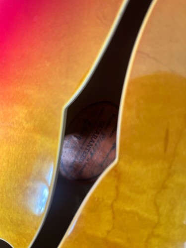 1967 Gibson Barney Kessel Custom Guitar - sunburst - excellent vibrant flaming  - Picture 8 of 9