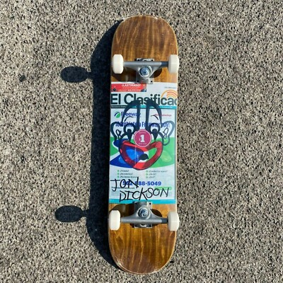 DEATHWISH SKATEBOARDS KOMPLETT FULL SET UP 8.0'' CHATMAN JON DICKSON BROWN