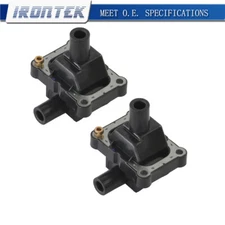 For 97-00 Mercedes-Benz S320 C230 SLK230 2.3L 3.2L Set ：2 Ignition Coil IRONTEK