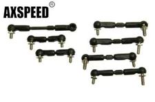 AXSPEED 7pcs Black TIE ROD END Set For RC 1/10 Scale Sakura D3 Drifting Car