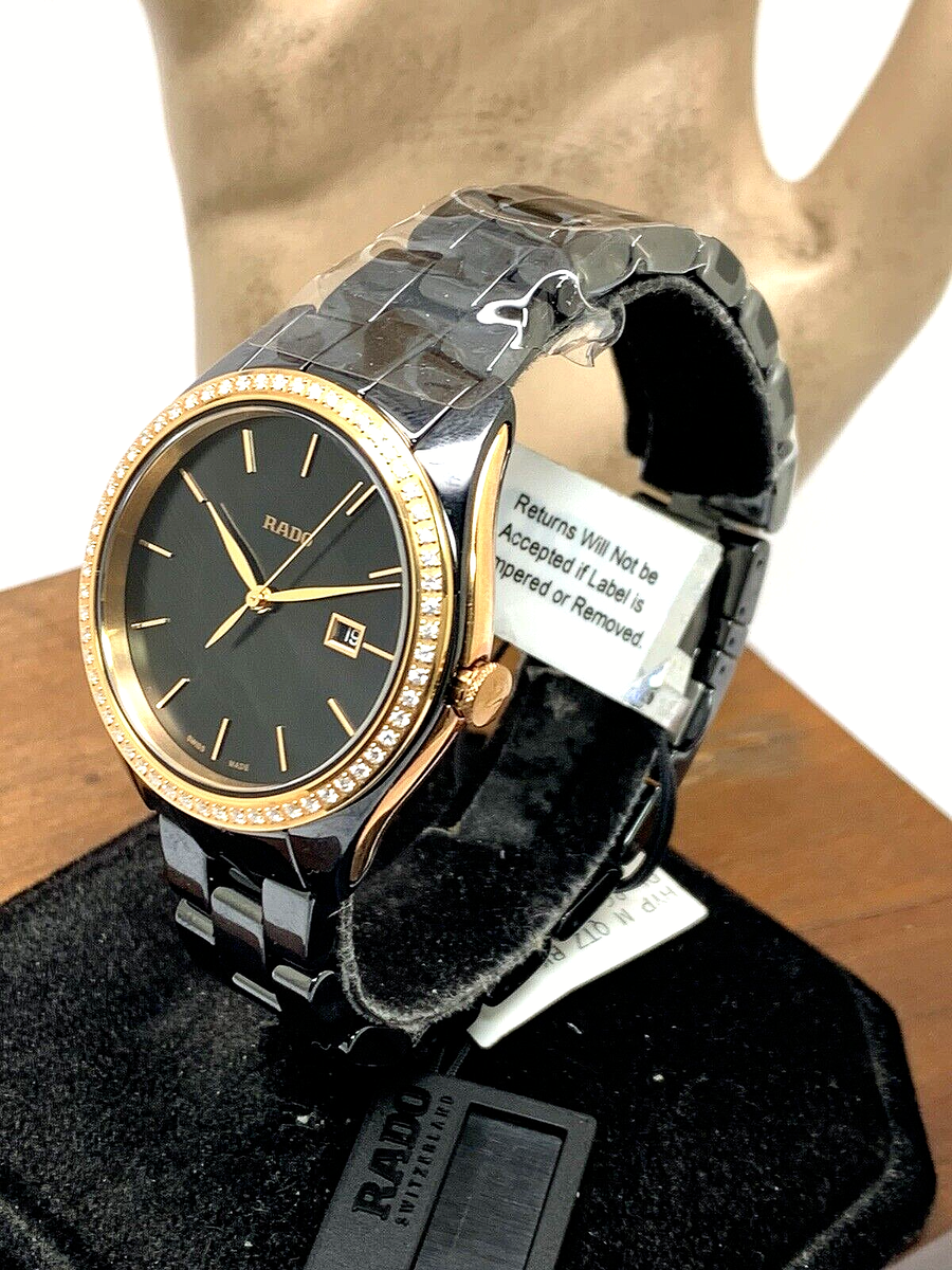 Rado Womens Watch R32123152 Hyperchrome Swiss Quartz Diamond Bezel