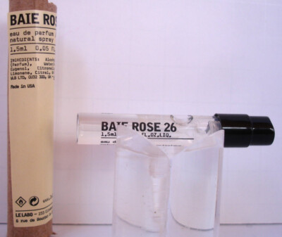 LE LABO Baie Rose 26 City Exclusive Chicago Spicy, Woodsy, Rose UNISEX