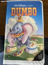 Dumbo VHS Tape, 1999, Walt Disney Rare Black Diamond Collection