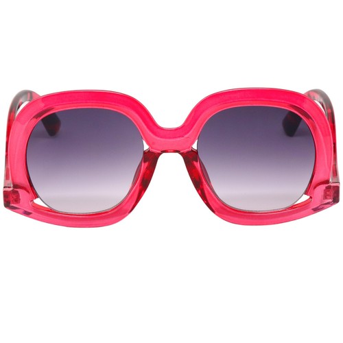 Oversized Oval Sunglasses Butterfly Down Temple Women Swan Arm Sun Glasses - Picture 22 of 40