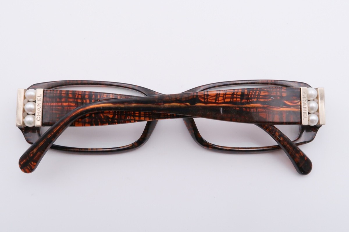 Chanel 3179-H Collection Perle Eyeglasses FRAMES 1204 Brown