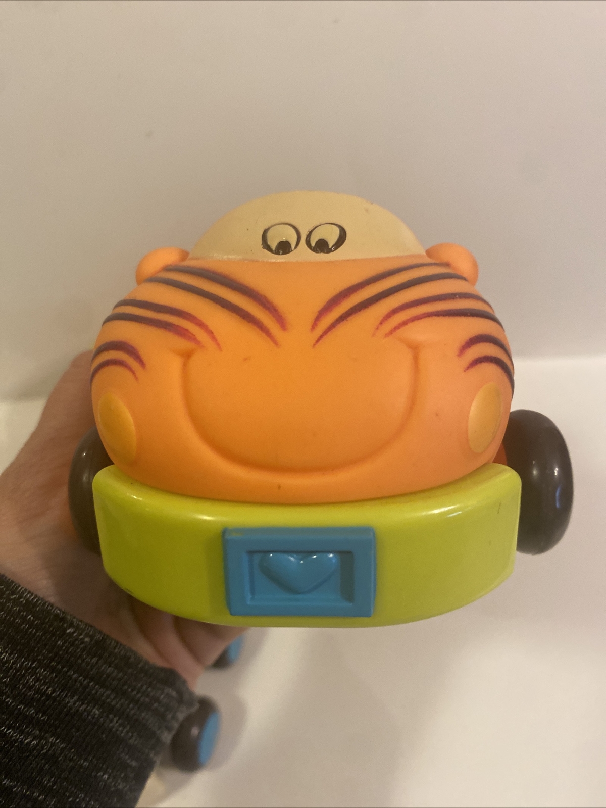 B Toys Battat Wheeee'ls! 4 Soft Toy Vehicles Pull Back Cars Trucks Just