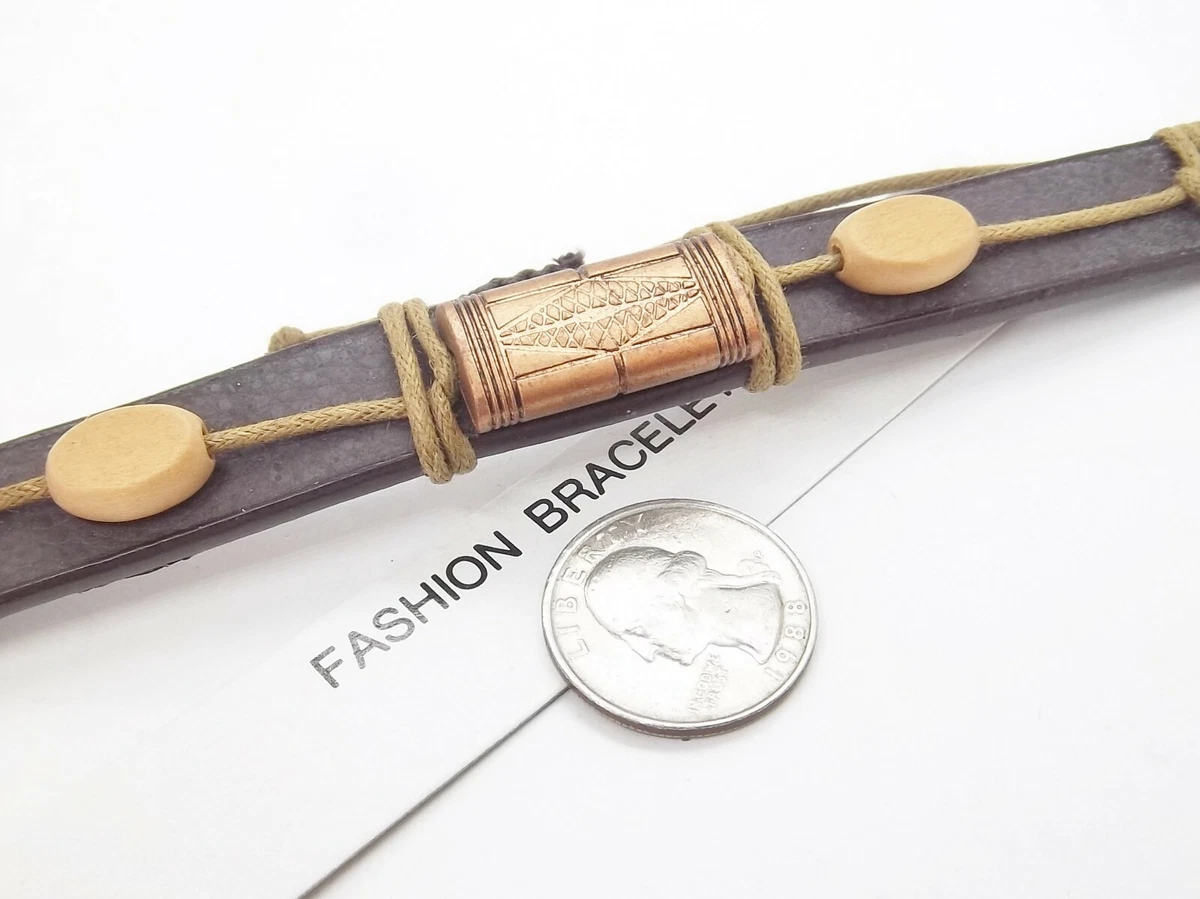 Unisex Brown Copper Tone Fashion Bracelet Wristband M15 eBay