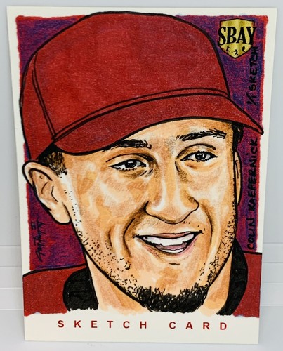 2014 SBAY Super Break Colin Kaepernick 1/1 Sketch Card RARE San Francisco 49ers - 第 1/3 張圖片