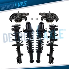 6pc Front Steering Knuckle Wheel Hub Struts Spring for 2003-2008 Toyota Corolla