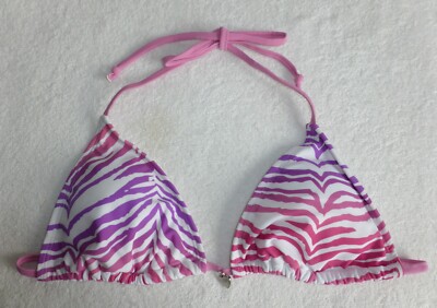 Lipsy at Avon Size 12-14 Ombre Soft Cup Triangle Tie Halter Bikini