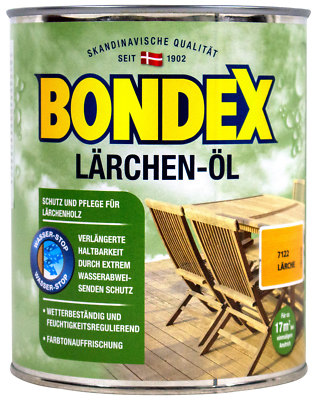 Bondex Lärchenöl 0,75L Lärchen Öl Hartholzöl Holzöl Terrassenöl