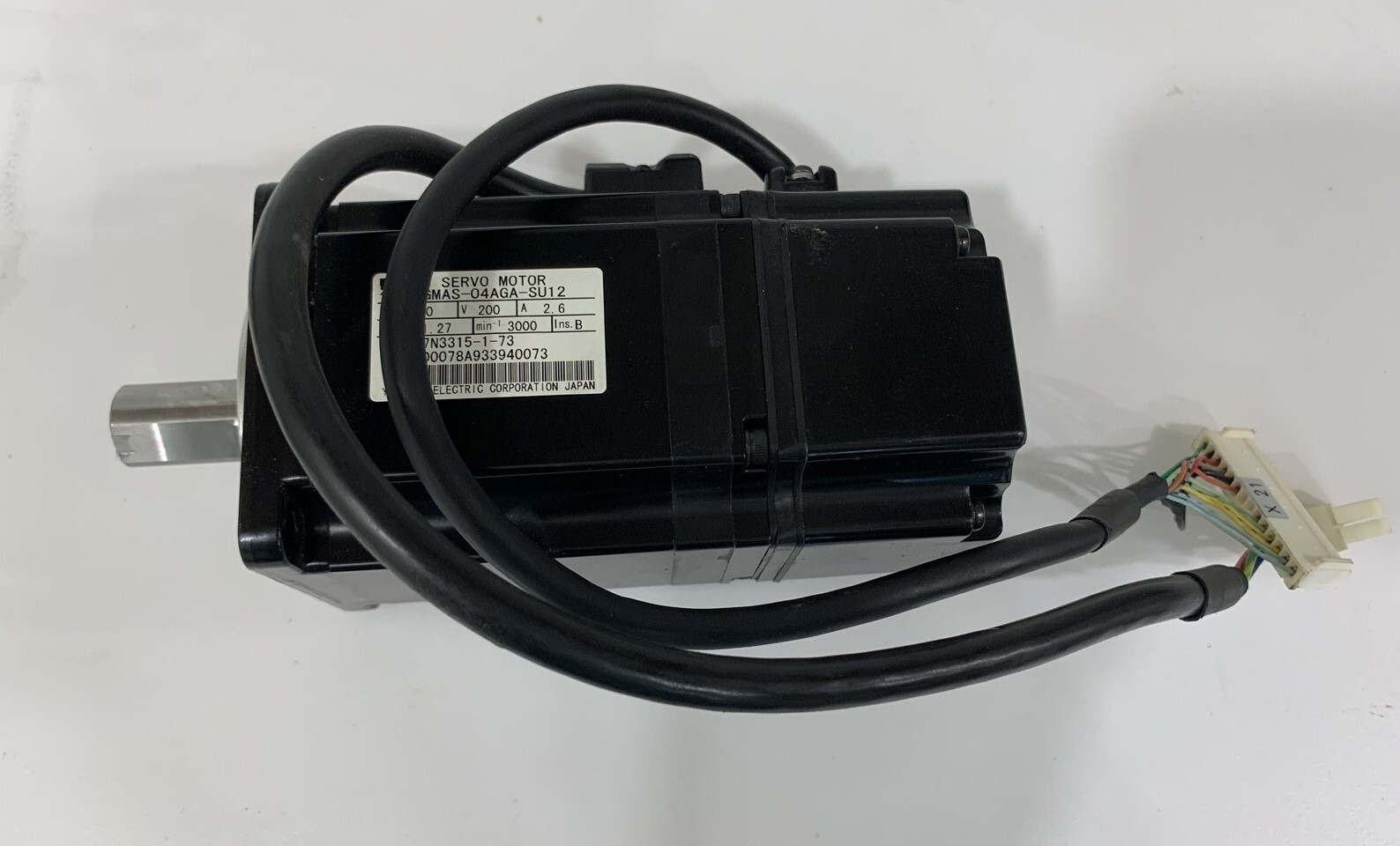 Used Nice Yaskawa SGMAS-04AGA-SU12 AC Servo Motor I2
