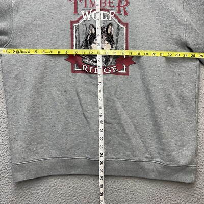 Timber Wolf Ridge Sweatshirt Mens XL Gray Long Sleeve Croft