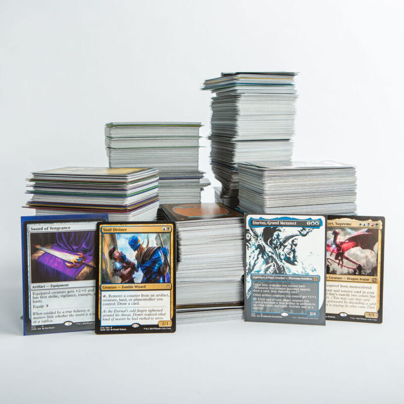 MAGIC THE BUNDLE MTG MEGA BUNDLE JOB LOT STARTER COLLECTOR 1000 CARDS INC RARES