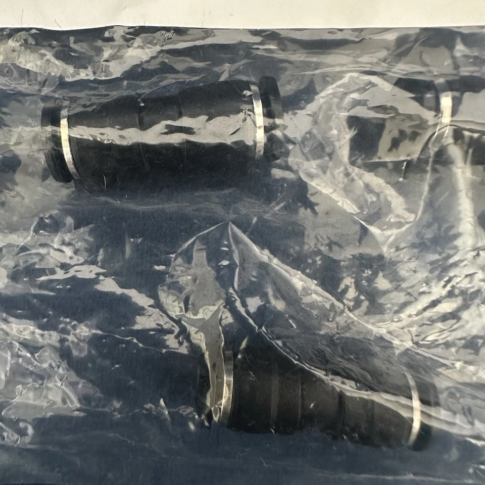 5 Tube Mender: Nylon Push To Connect 6 mm x 6 mm Tube OD, Black  Model 55040-6 - Image 2 of 4