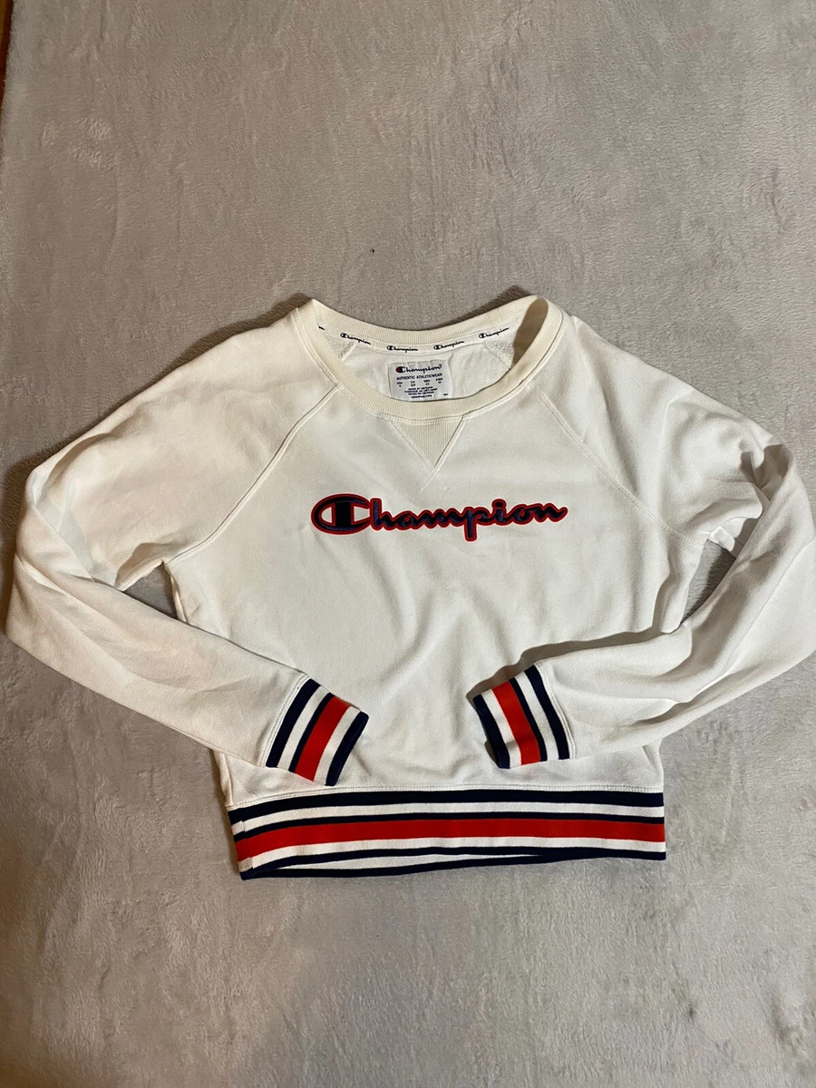 Champion cropped top sweater red