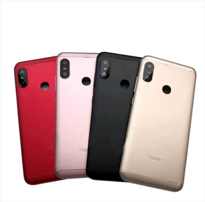 Nuevo Para Xiaomi Mi A2 y Mi A2 Lite Estuche Trasero Batería Carcasa Cristal Cubierta Trasera Foto 2 de 4
