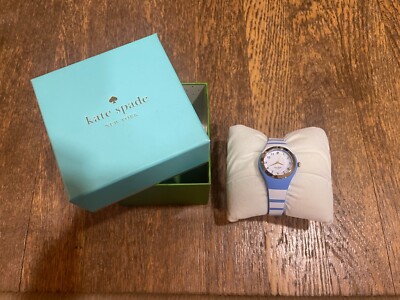 New Kate Spade New York Rumsey Blue White Stripe Silicone  display picture 2