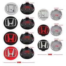 4pcs 56586069mm Car Wheel Center Hub Caps Accessories For Honda Type R Type S