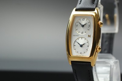 Vintage 1995 N MINT Seiko Noie 1E20-3A00 Dual Time SGP Quartz Vintage 1995 N MINT Seiko Noie 1E20-3A00 Dual Time SGP Quartz