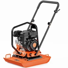 Uimoso Plate Compactor Tamper 7.0 HP Walk-Behind Rammer Gas Engine Vibratory