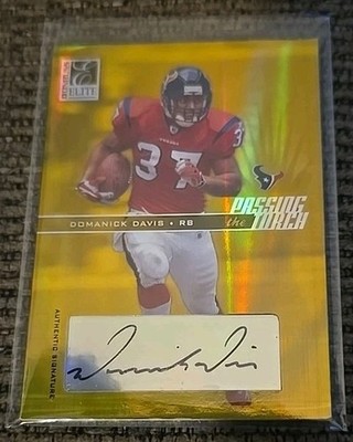 2004 Donruss Elite - Passing the Torch Domanick Davis #PT-2 Autographs  4/100 