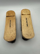 Vintage Lot Of 2 100 Horsehair Shoe Brushes Brookstone