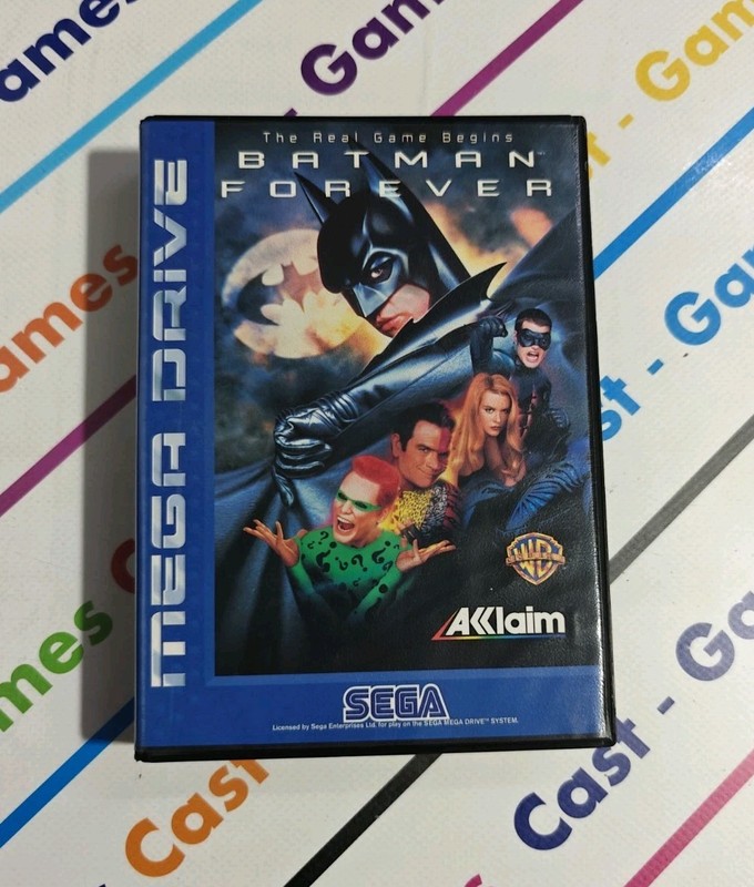 BATMAN FOREVER SEGA MEGA DRIVE ORIGINAL RARE COMPLETE