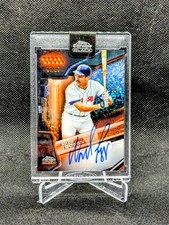 WADE BOGGS 2026 Topps Chrome Black Orange Refractor Rookie Auto /25! Red Sox