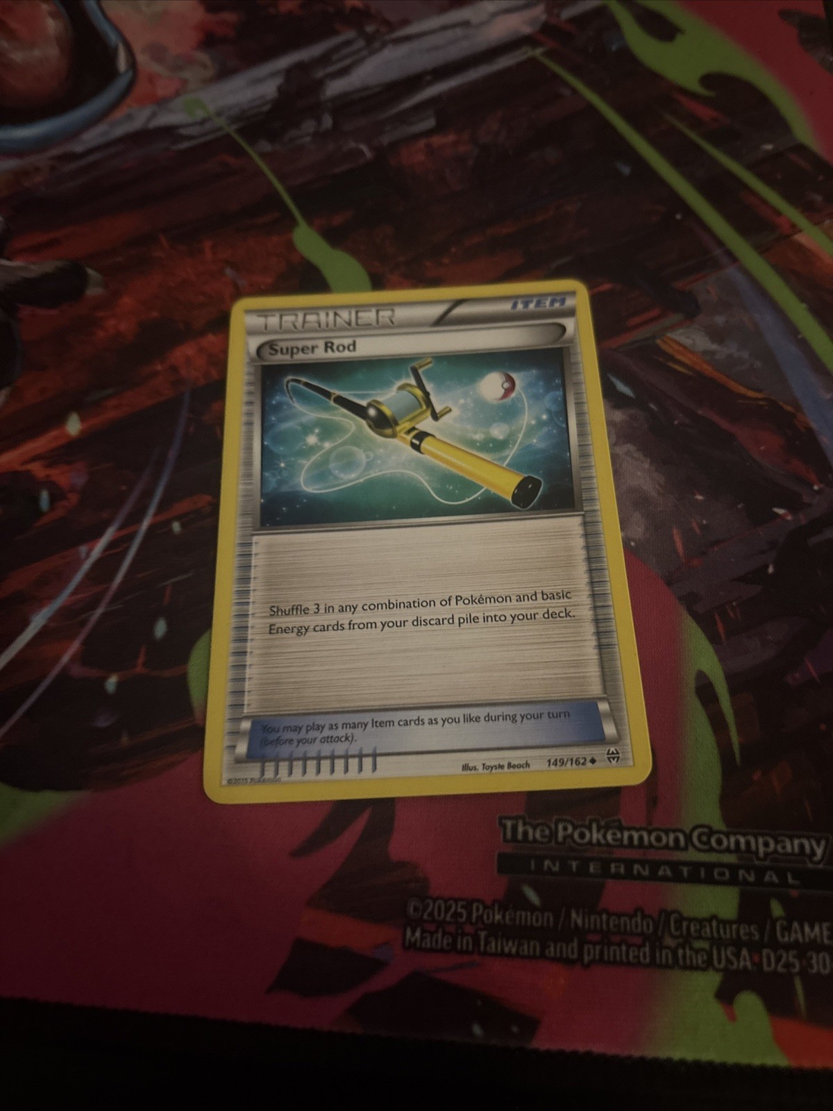 Super Rod XY - BREAKthrough #149 (2015) Uncommon LP Pokemon