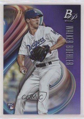 2018 Bowman Platinum Purple 42/250 Walker Buehler #97 Rookie RC za5