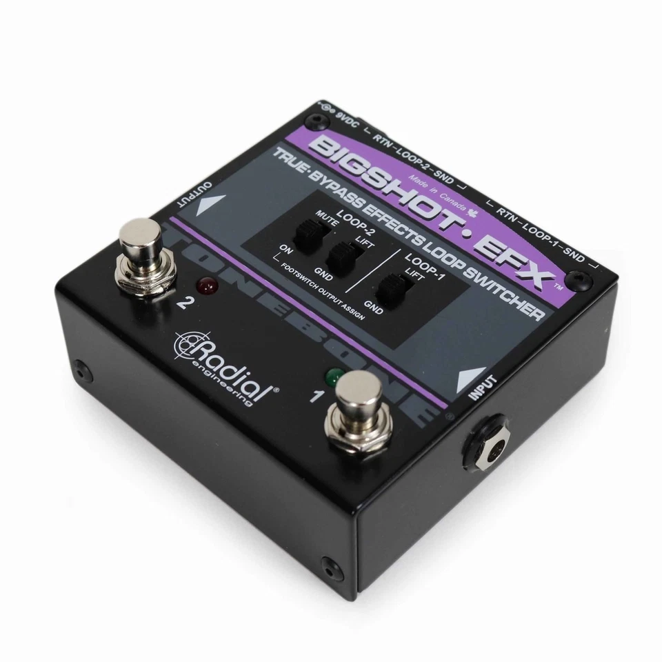 Pedal controlador de bucle de efectos Radial Engineering BigShot EFX Foto 2 de 3