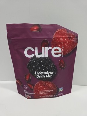 Cure Hydration | Plant-Based Electrolyte Drink Mix | No Added Sugar EXP 10/26