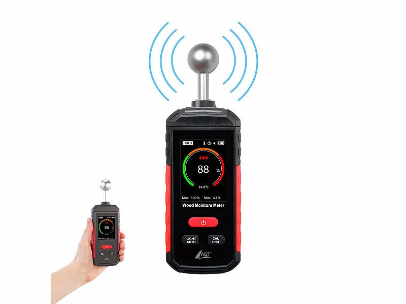 Humidimètre non invasif rechargeable AGT pour l'inspection de la maison