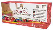 Slim Tea 42 Ct Assorted - Weight Loss Herbal Supplement Cleanse and Detox - 42 T
