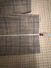 Topshop Womens Cotton Blend Plaid High-Rise Tapered Pants Gray Size 8 — photo 7
