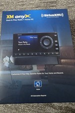 Sirius XM Onyx Dock And Play Radio  Home Kit Satellite Radio Music