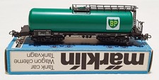 Marklin 4653. Carro cisterna a carrelli BP. Mint boxed, come nuovo