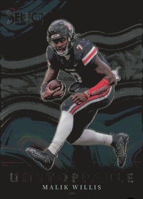 2022 Panini Select Draft Picks #US-MW Malik Willis Unstoppable