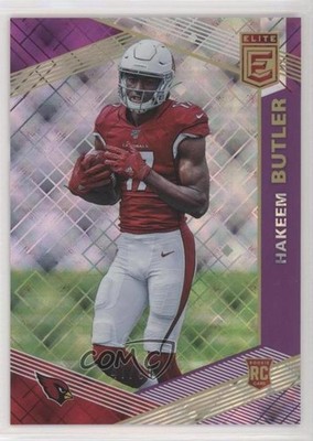 2019 Panini Donruss Elite Rookies Purple 47/99 Hakeem Butler #132 Rookie RC fm0