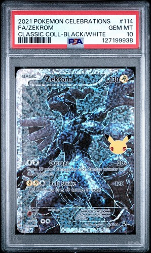 Zekrom graded PSA 10 for sale on eBay