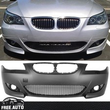 Fit 04-10 E60 E61 5-Series Front Bumper Cover...