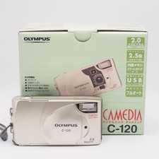 OLYMPUS C-120 Digital Camera Retro Design Tested and Fully Functional Japan