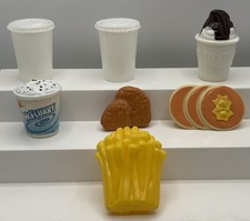 Vintage McDonald s CDI Play Food Lot of 7 Replacements Sundae McFlurry Pancakes