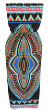 Moa Moa, Women's Strapless Multicolor Maxi Dress, Size Large