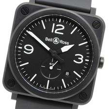 Orologio Uomo Bell&Ross Nero Opaco BRS-64-CMBL Piccolo Seconda Data Quarzo_907850