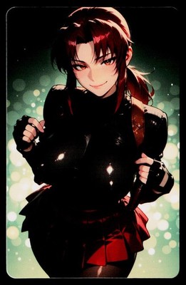 Black Lagoon Revy # Custom Waifu Trading Card