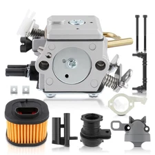 Carburetor Holder Intake HD Air Filter kit For Husqvarna 365 372 371 362 372XPW